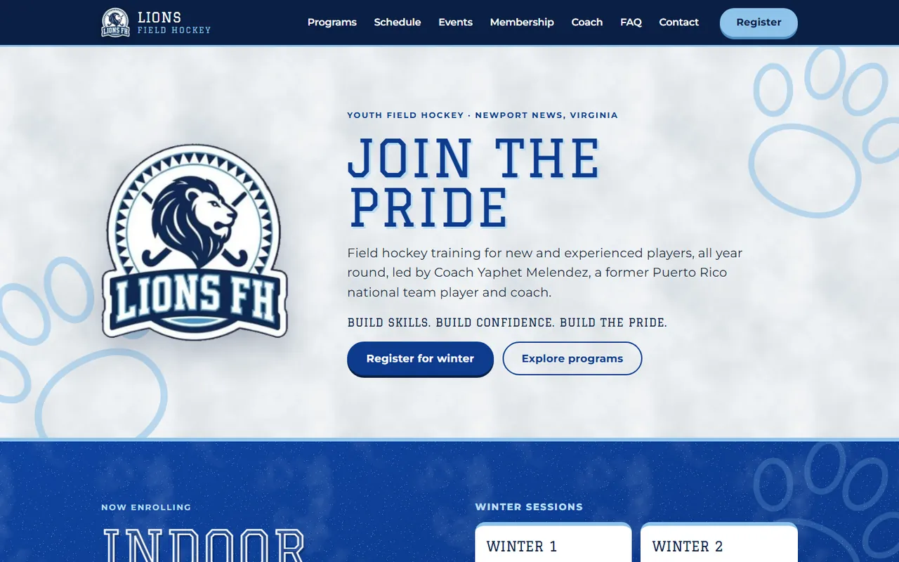 The Lions Field Hockey home page